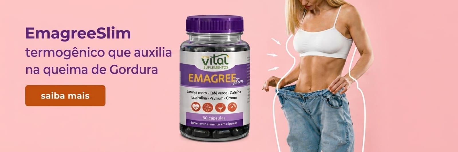 Termogênico que auxilia na queima de Gordura